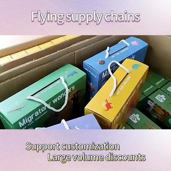 Rompecabezas de plástico de 500 piezas a granel con patrones, tamaños y número de piezas personalizables para regalos de juguetes para adultos y niños.