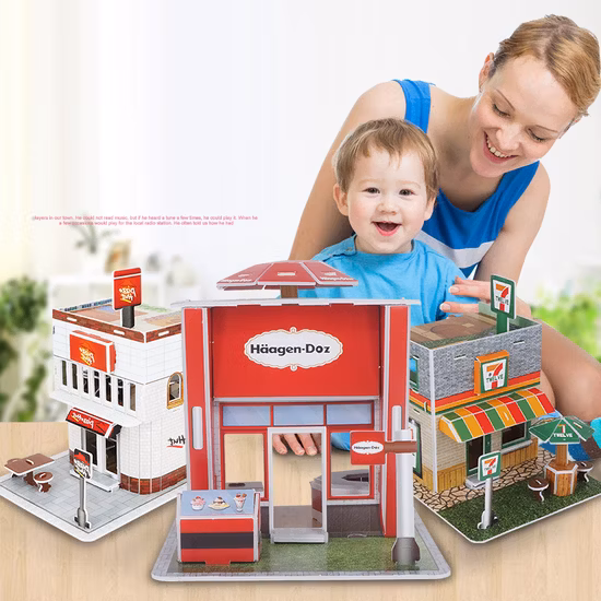 Juego de construcción para niños, famoso edificio nacional, arquitectura, modelo, juego, juguetes educativos, rompecabezas 3D, juegos DIY, rompecabezas de estadio 3D